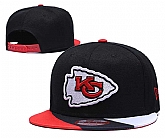 Chiefs Team Logo Black Red Adjustable Hat GS,baseball caps,new era cap wholesale,wholesale hats